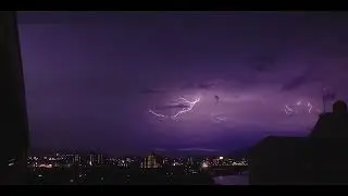Lightning Storm Canon EOS M lowlight