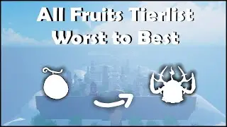 (AOPG) ALL FRUITS TIERLIST📊 + HOW TO GET   -   A 0ne Piece Game