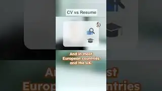 😵‍💫 CV vs Resume??? #cv #resume