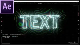 Как Сделать Красивый Текст в After Effects - Анимация в After Effects