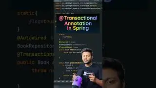 Spring Transactions & Transactional Annotation 