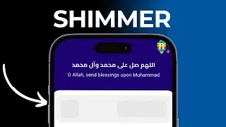 Shimmer effect with one Tap in Flutter - بالعربي