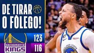 A sequência dos Warriors no final do jogo contra os Kings foi ALUCINANTE!