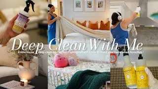 CLEAN WITH ME| Extreme Spring Cleaning Motivation + 4 Hour House Clean + The Best Products & Tips!