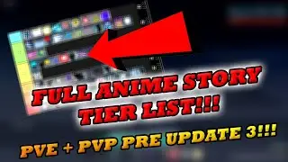 Anime Story ALL POWERS SHOWCASE + PVE/PVP Tier List