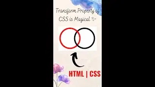 Transform Property of CSS is Magical ✨