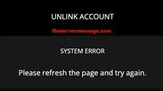 Unlink account - system error (Activision)