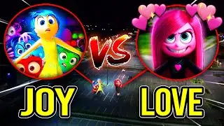 DRONE CATCHES NEW LOVE EMOTION FROM INSIDE OUT 3 IN REAL LIFE!! (JOY & LOVE)