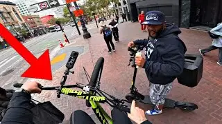 WHEELIES IN DOWNTOWN SAN FRANCISCO! *THE BAY*