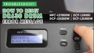 Drum replace problem fix | Brother printer drum replace Error fix with reset code | Drum replace