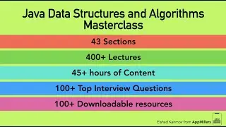 Java Data Structures and Algorithms Masterclass - Top Tech Companies Interview Questions