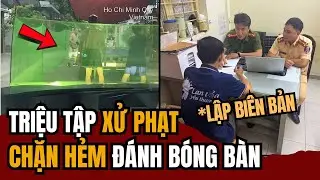 Chặn Đường Hẻm Để ĐÁNH BÓNG BÀN, Nhóm Người Bị Công An Triệu Tập XỬ PHẠT | Tin Tức Miền Tây