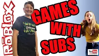 ROBLOX WITH SUBS! - (Join our Stream, Subscibe and play with us)