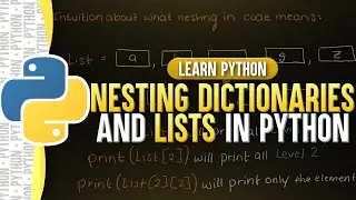 Nesting Dictionaries and Lists in Python