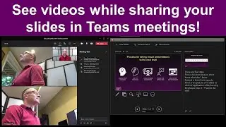 How to see participants in a Teams meeting after you share slides or other content; Feb 2023 update