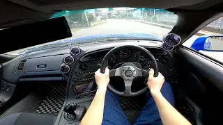 1993 Toyota Supra 2JZ-GTE (A340E) POV Drive in Japan