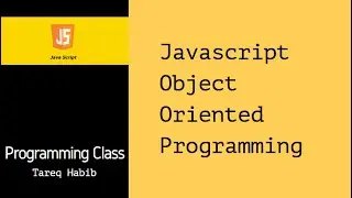 Lesson-14 # Javascript Object Oriented Programming - Part 1