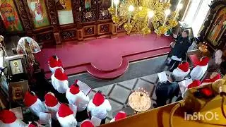 Неделя о расслабленном, Литургия, молебен о воинах. Поет Московский хор.