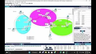 01 Cisco Packet tracer Backbone AREA : Connectivity & Simulation test