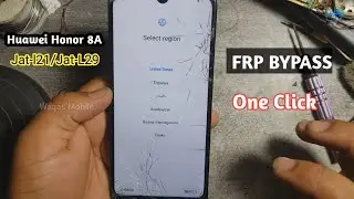 Huawei Honor 8A Jat-L21, Jat-L29 FRP/Google Account Lock Bypass Unlocktool by Waqas Mobile