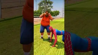 GTA V: SUPERHEROES LIFTING WEIGH, WHO THE BEST? 😱 ep.41 | #shorts