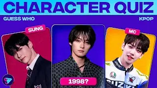 KPOP Character Quiz | Guess The 100 Kpop Celebrities in 3 Seconds | Visually Not Shy 2024