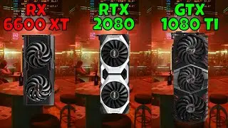 RX 6600 XT vs RTX 2080 vs GTX 1080 Ti (In 10 Games) 1440p