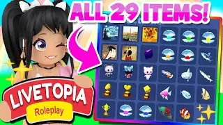 *COMPLETE GUIDE* ALL 29 COLLECTION ITEM LOCATIONS in LIVETOPIA Roleplay (roblox)