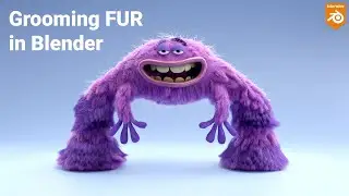 Grooming Fur in Blender 2.92