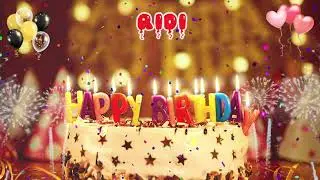 RIDI Birthday Song – Happy Birthday Ridi