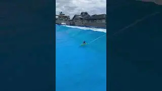Weird wave But even Weirder Surfer. 