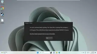 Fix Steam Missing File Privileges Error | Steam