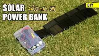 Make a DIY Solar Power Bank that folds!