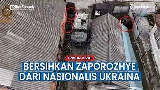 Pasukan Chechnya Grebek dan Bersihkan Zaporozhye dari Nasionalis Ukraina