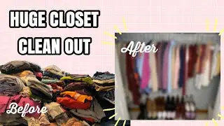 CLOSET DECLUTTERING TRANSFORMATION: Marie Kondo inspired