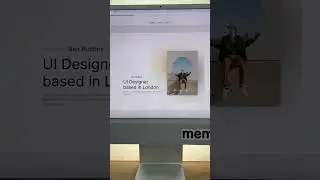 UX/UI Portfolio in Framer