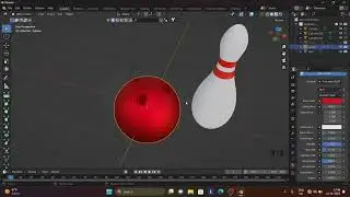 Creating a 3D Bowling Game Asset in Blender | Part 1: Modeling Bowling Objects Tutorial 😇#blender3d