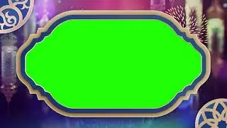 Beautiful Decorated Green Screen Frame with Ultra High Quality | FREE TO USE | iforEdits