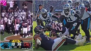 🔥 Chicago Bears vs Carolina Panthers HEATED CLASH in fourth quarter of NFL match | NFL