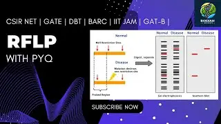 RFLP | Markers | Methods in Biology | CSIR NET | GATE | DBT | BARC | IIT JAM |