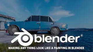 Making Any Render Look Like A Painting In Blender 2.8 Tutorial