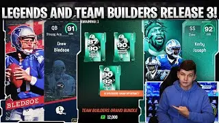 TEAM BUILDERS RELEASE 3 AND LEGENDS! SFL BLEDSOE, BRIGGS, AND MAWAE!