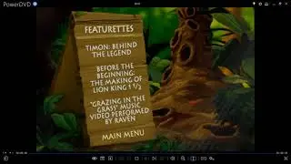 The Lion King 1 1/2 (Disc 2) 2004 DVD Menu Walkthrough