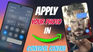 Miui 12.5 Control center Apply Background Your Image | How To apply Your Photo In Control center 🔥