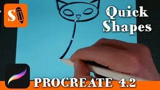 Procreate 4.2 How to Draw with QuickShapes on iPad Pro