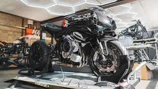 Building a Supercharged Speed Triple RR DRIFT BIKE!