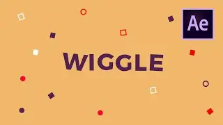 Wiggle Text & Shape Animation in Adobe After Effects | Easy After Effects Tutorial