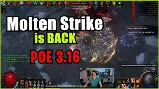⚡ POE 3.16 ⚡ Mathil1 - Typical molten strike bosskill