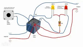 simple short circuit protection circuit diagram