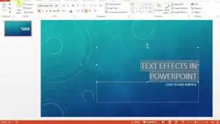 How To Underline Text In Microsoft PowerPoint 2013